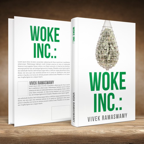 Woke Inc. Book Cover Ontwerp door studio02