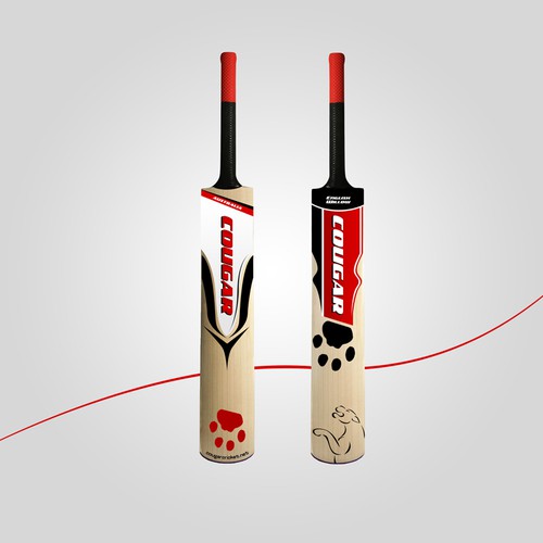 Design di Design a Cricket Bat label for Cougar Cricket di DarkDesign Studio