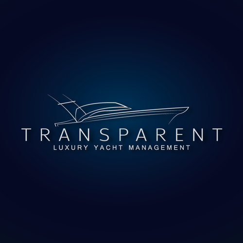 logo for TRANSPARENT Luxury Yacht Management Design by Dilsher