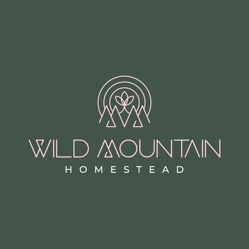 Artistic modern logo needed for a mountain-top flower farm. Diseño de Nakul Talgeri