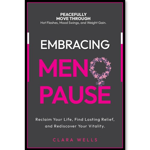 I need a book cover that connects with women about menopause Design by Creative_Crafter
