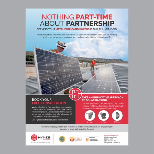 Design a Unique Solar Print Ad That Will Stand Out Design por Dzine Solution