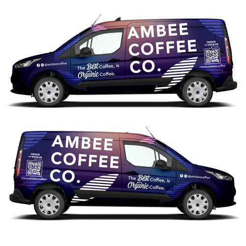 Design an Amazing truck wrap for an Emerging Organic Coffee Company Design by SBdesigner