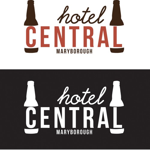 Logo for Hotel Central Design by smallteapot