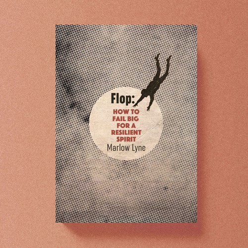 Design a book cover for a book called "FLOP" ! Design by gus domingues