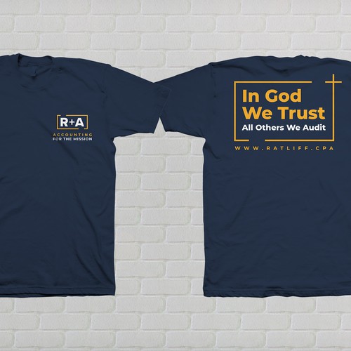 We need a t-shirt for a modern, accounting firm who Audits Non-Profits Design by Wild Republic