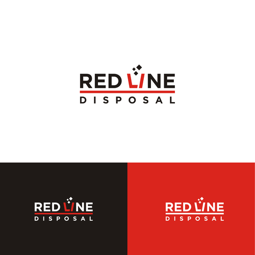 Designs Red Line Disposal Logo & brand identity pack contest