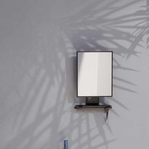 3D Rendering of Fogless Mirror in Shower/Lifestyle Environment (Fogless Mirror CAD file included!)) Design by Bogdan Marchuk