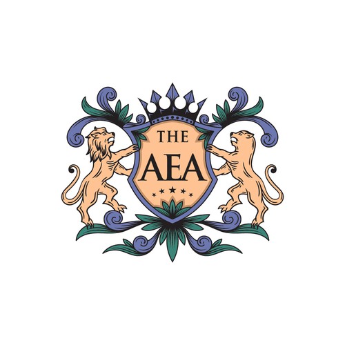 The AEA logo design Diseño de Macroarto™