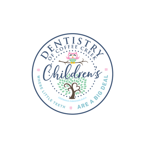 Pediatric Dental office needing a fun, playful, yet sophisticated logo design Design by aqiio.dsgn