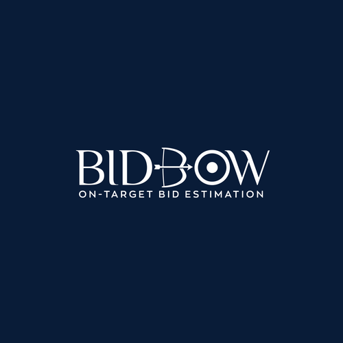 Logo for a construction bidding software product, design concept of "bow, arrow and target" Design by Equipe.X7