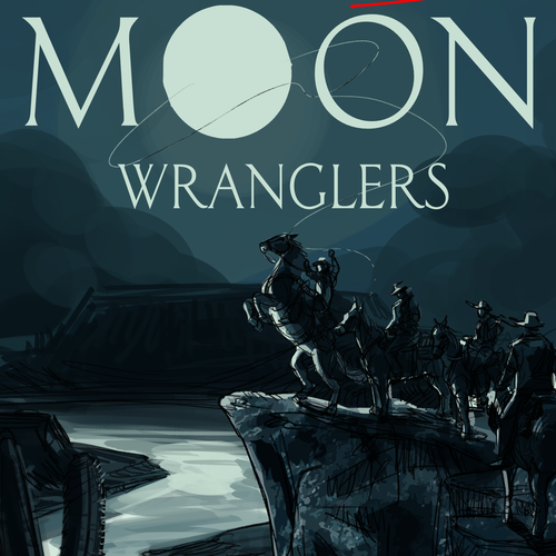 Designs | Moon Wranglers | Book cover contest