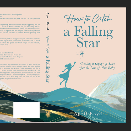 Design a book cover for "How to Catch a Falling Star" Design by -Saga-