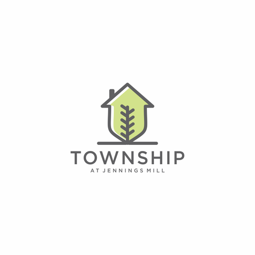 Logo design for new construction rental community of high-end townhomes Diseño de Nirvana666