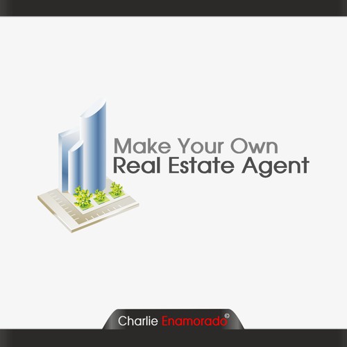 logo for Make Your Own Real Estate Agent Design by Charlie Enamorado