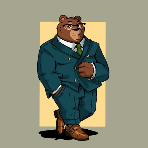 Yeah I know, another Bear design. But Let's make this one is special with Love. Diseño de Little George