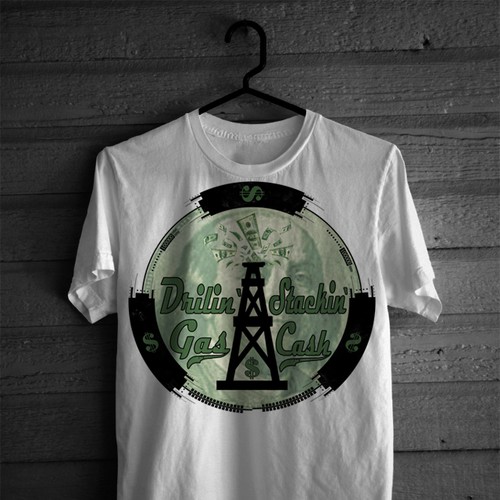 Oil field T-Shirt design! Design by pyroman92