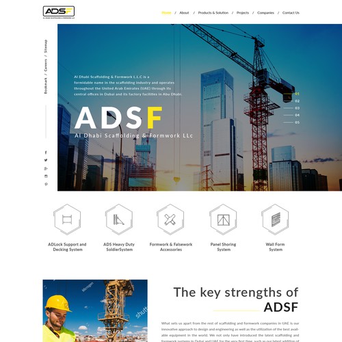 Construction Company Website Design Design réalisé par Sai Design *