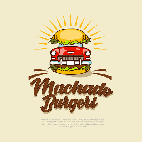 Old school burger joint with new new school branding. Design by Safflower YES