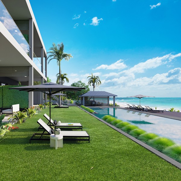 Exterior visualisation for Black Urchin