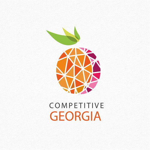 Create a logo using the state of GA as the main image underlying the
economic strength of diversity-ontwerp door Jilldreamer