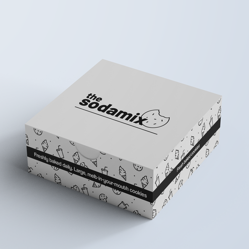 Single Cookie Box Design by Mellalance