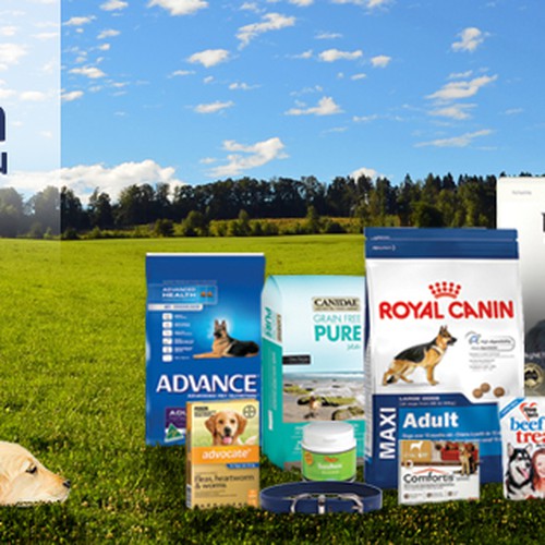 EASY facebook cover photo for an ONLINE PET STORE. Design by gogocreative