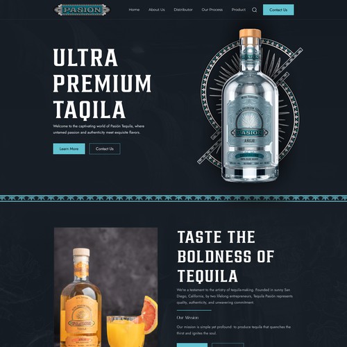 Web page design contest entry by FuturisticBug