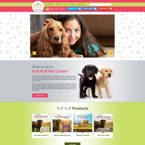 Homepage needed for Doggy Website Design by Muhammad Zohaib 87