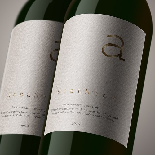 Minimalistic wine label needed Design by Mida Strasni