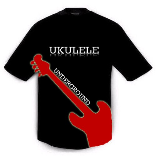 T-Shirt Design for the New Generation of Ukulele Players Diseño de dartmoon