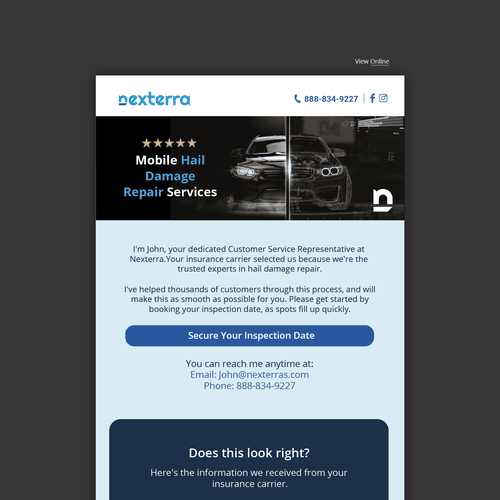 Email contest entry by MAK Studios