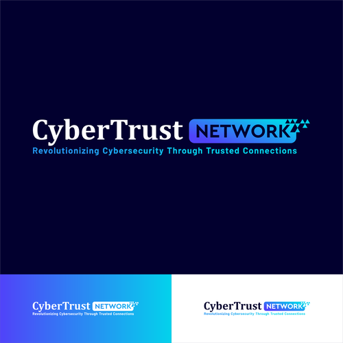 Design for the CyberTrust Network, an innovative platform designed to build trust and change lives Design by Young Creations