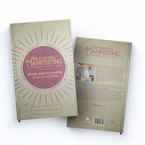 Design a hip manifesting book cover for women Design by R.Adell