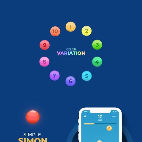 Simple Game UI Design Design by Shubham Vashishtha