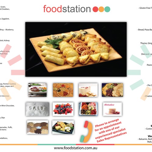 Create the next postcard or flyer for Foodstation Réalisé par V.M.74