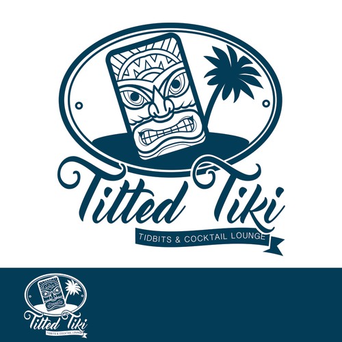 New tiki restaurant logo to represent a slightly more sophisticated ...