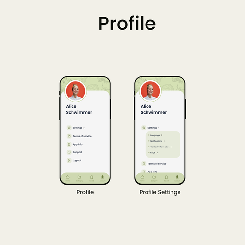 Designs | Fresh app design for healthy recipes | App design contest