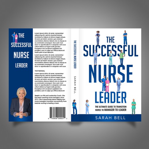 I need a powerful book cover that will appeal to nurses and healthcare professionals. Design by Mr.TK