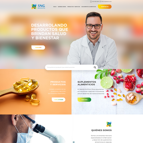 Diseño de página web propuesta en el concurso por Gabriel™