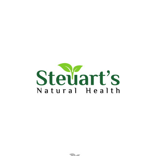 "Steuart's Natural Health" New Logo Design by Salman♥