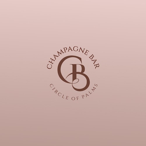 Luxury and modern Champagne Bar logo Design by **Anne**