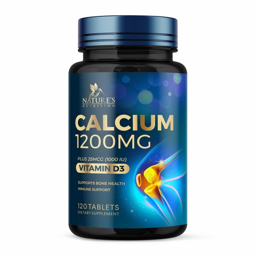 Calcium Plus Vitamin D3 Design Needed for Nature's Nutrition Design by GenScythe