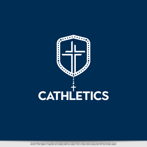 App branding: Christian Faith + Youth Athletics Design by DC | DesignBr