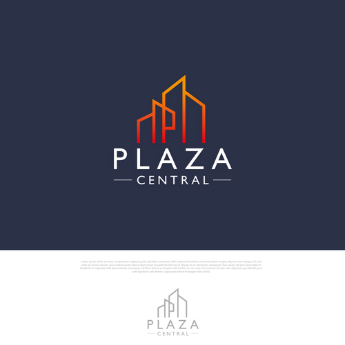 Logotipo Plaza Central Design by reflect the style ™