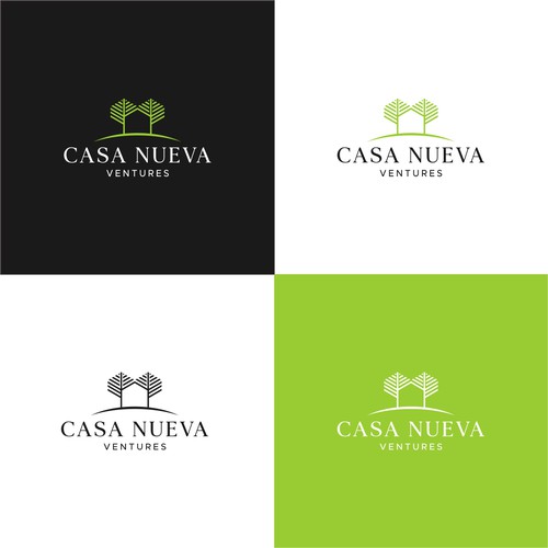 Real estate investing logo symbolizing growth Design by << NENTINEN >>