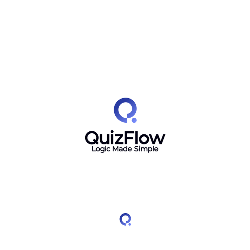 We need a powerful logo design for our AI Quiz Flow SaaS Design by apn19