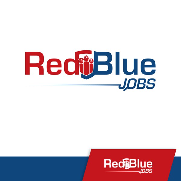 Design by Rika Prast titled "Red Blue Jobs"