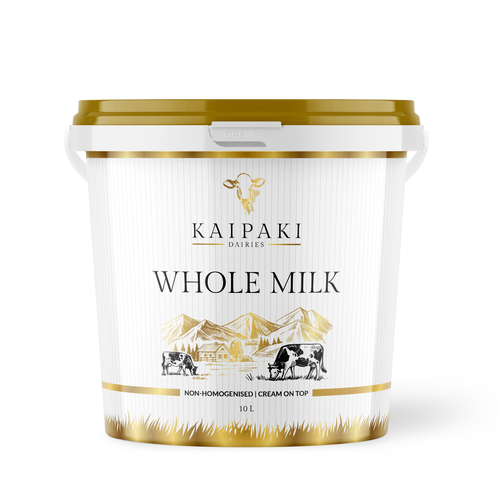 Premium bucket design for the transport of milk. Bucket is used for our milk tap system. Design by zipaoui