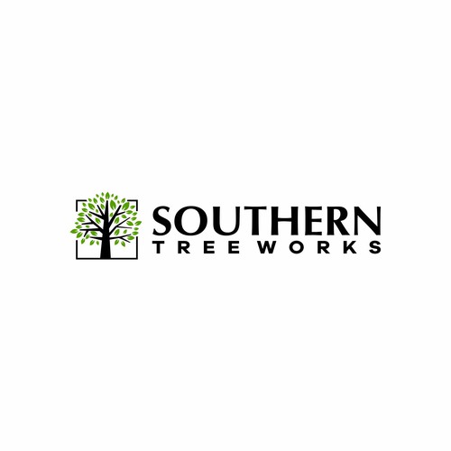 sleek and professional logo for a tree business Design by industrial brain ltd